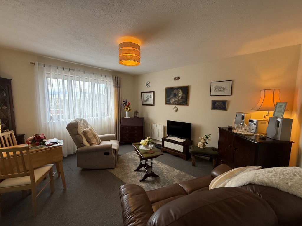 Lot: 55 - MODERN PURPOSE-BUILT FLAT WITH PARKING - The Living Room